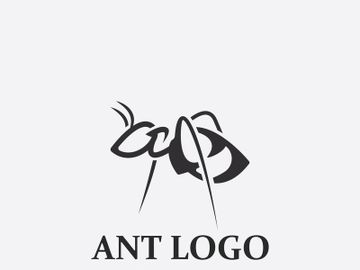 Ant logo design silhouette. Isolated animal ants on background design template vector Ant logo design silhouette. Isolated animal ants on background design template vector preview picture