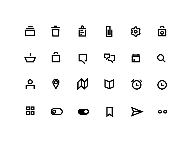 Minima Line Icons