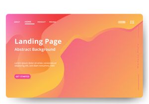 Asbtract background Landing page template vol 4