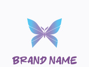 Butterfly logo design