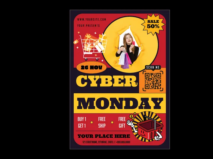 Cyber Monday Flyer