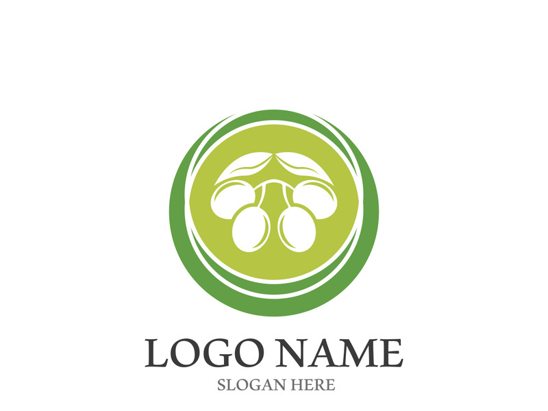 olive icon vector illustration design template