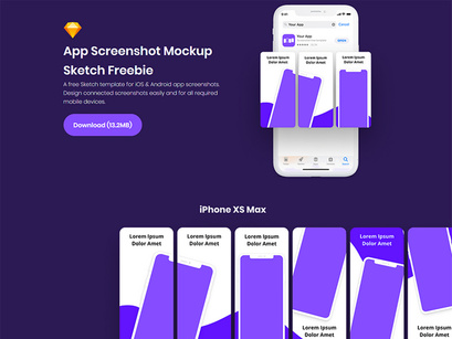 Download Free App Screenshot Mockup by Launchmatic ~ EpicPxls