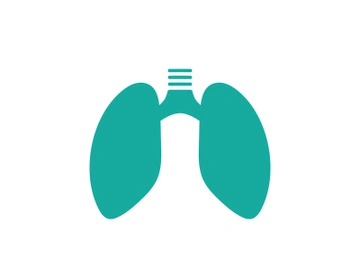 Lung icon logo for medical design preview picture