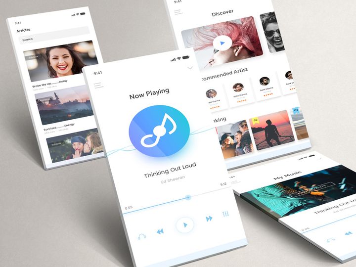 Music Mobile App UI Kit