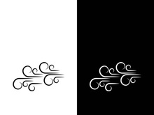 Wind icon vector illustration design template