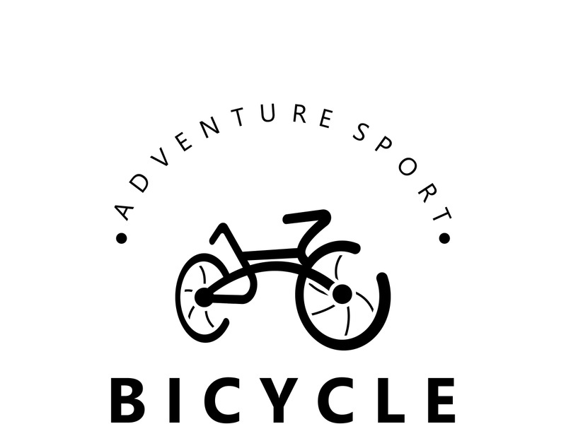 Bicycle icon template design inspiration. Bicycle store Quality symbol vector