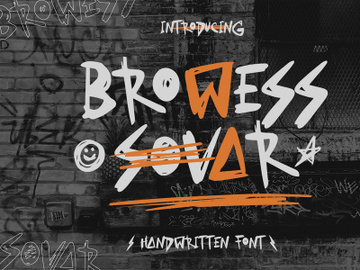 Browess Sovar – Handwritten Font preview picture