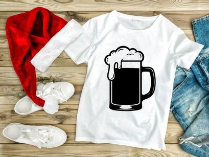 Beer Mug Overflowing with Foam