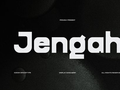Jengah | Display Sans Serif