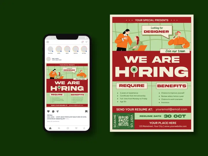 We Are Hiring Flyer