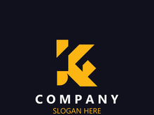 Letter KA, AK initial Logo, simple and Luxury monogram Icon Vector business identity design Template