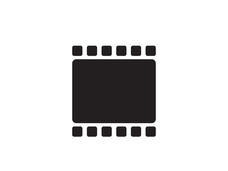 Abstract film icon illustration template