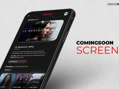 Netflix app | UI REDESIGN  | Freebie