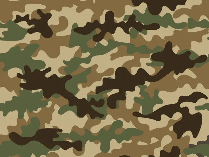 Army military illustration design