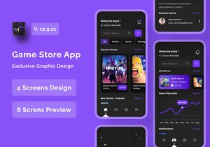 Game Store App UI Kits