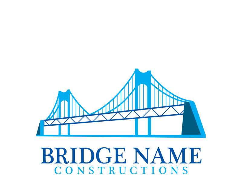 Bridge logo icon design and business symbol template