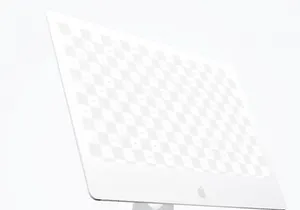 Clay iMac 27” Mockup, Display Close Up