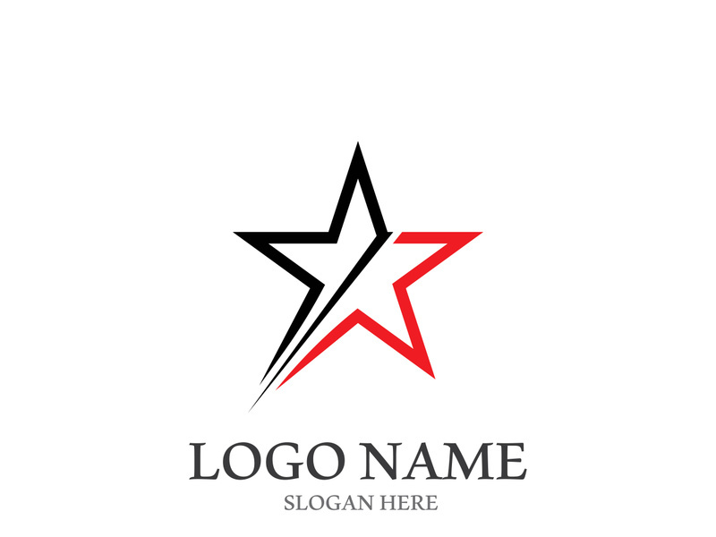 Star icon template vector illustration design