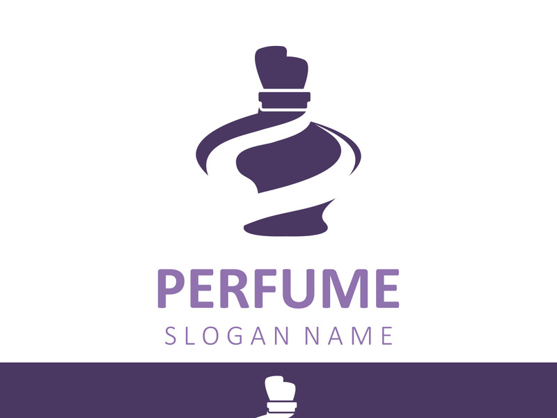 Luxury Perfume logo image cosmetic fragrance shop and business vector design