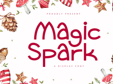 Magic Spark - Playful Display Font preview picture