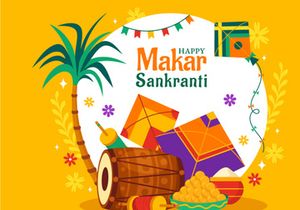 15 Makar Sankranti Illustration