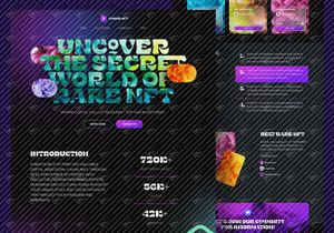 Smoke Rare NFT Landing Page