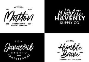 Hillbear - Handbrush Script Font