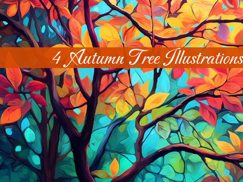 Creative Autumn Tree Illustration