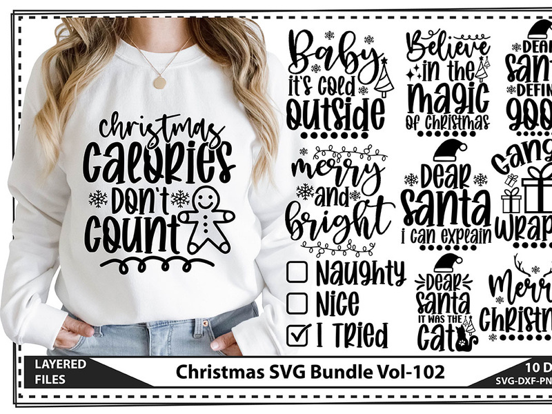 Christmas SVG Bundle Vol-102