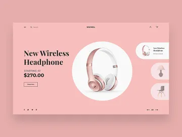 Minimal E-commerce Website preview picture