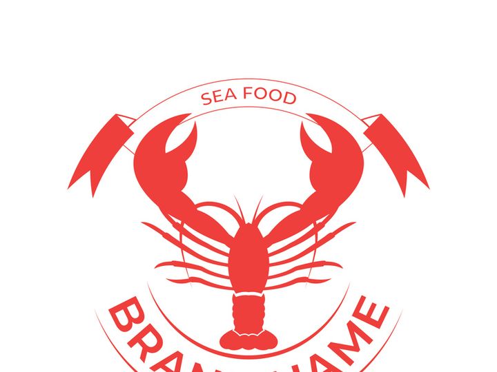 Vintage lobster logo