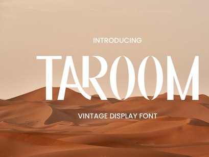 Taroom - Vintage Display Font