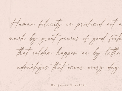 Felicity - Handwritten Font