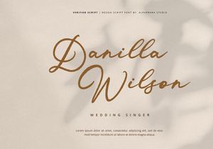 Verified Script - Rough Script Font