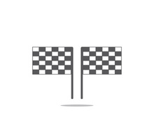 Race flag logo