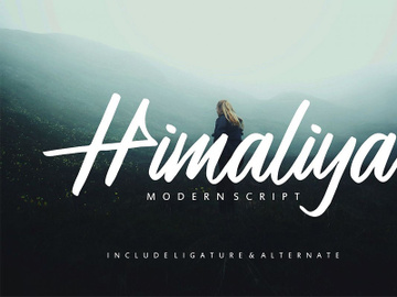 Free Himaliya Script Font preview picture