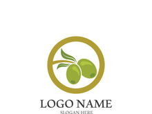 Extra virgin olive oil logo icon design vector illustration