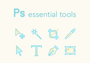 Essential Photoshop Tools Icons