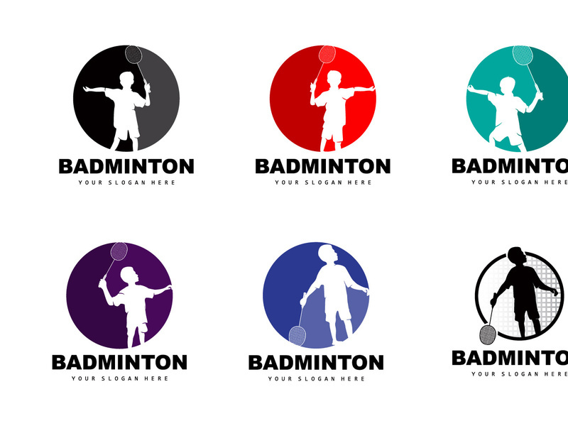 Badminton Logo, Sport Branch Design