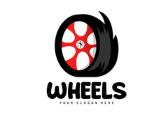 Tire Wheel Logo, Automotive Design