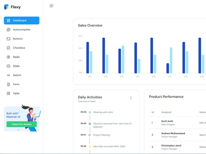 Flexy Free React Material Admin Template