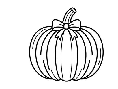 Ilustración de calabaza adorable para decoración otoñal. Símbolo festivo de cosecha para diseño estacional.