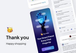 Say Hello - Smart Chat Assistant App UI Kit