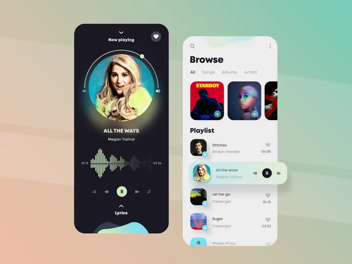 Music App Design