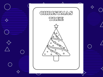 10 Pages Christmas coloring page design for kids. Children coloring page interiors preview picture