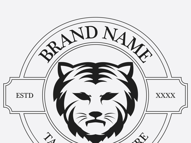 Tiger logo vintage