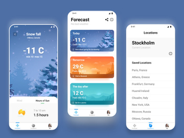 Weather forecast app preview picture