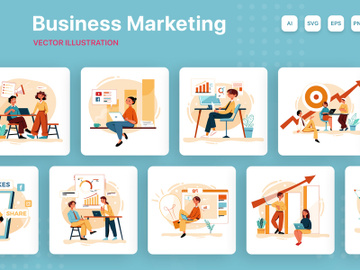 Business Marketing Illustrations preview picture