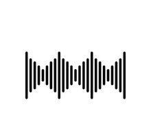 Equalizer Sound waves vector illustration design template